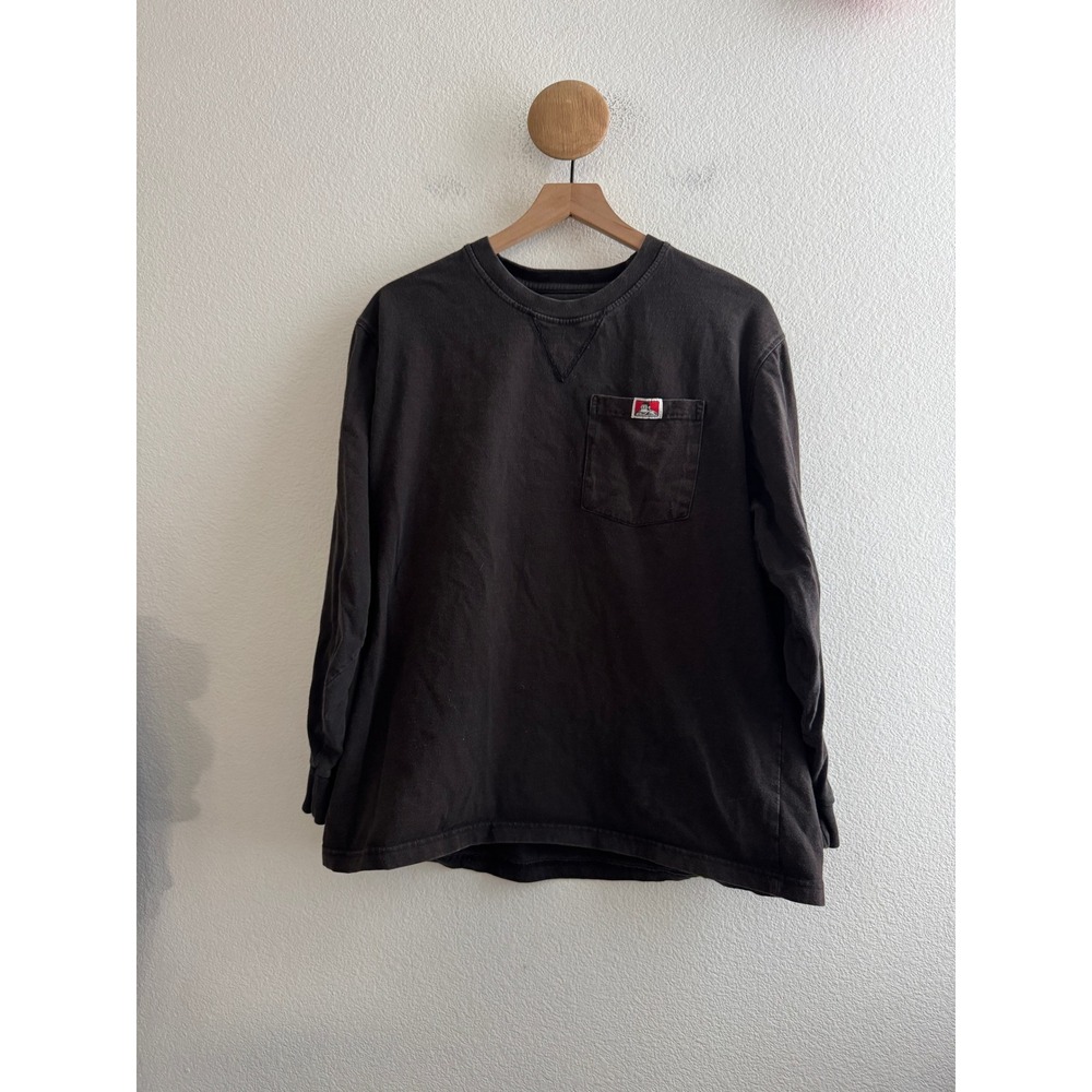 Ben Davis Long Sleeve Pocket Workwear Shirt Size Medium